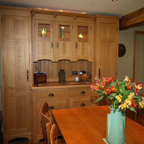 Bespoke Oak Kitchen Dresser from Knights Country Kitchens