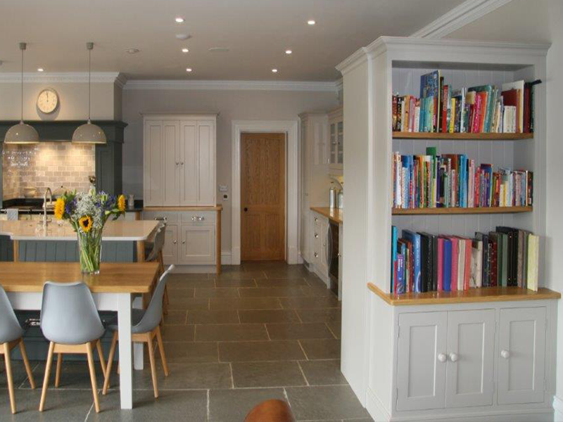 Bespoke Bookcase at Knights Country Kitchens