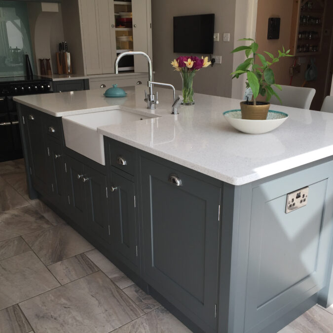 Modern Kitchen Island at Knights Country Kitchens