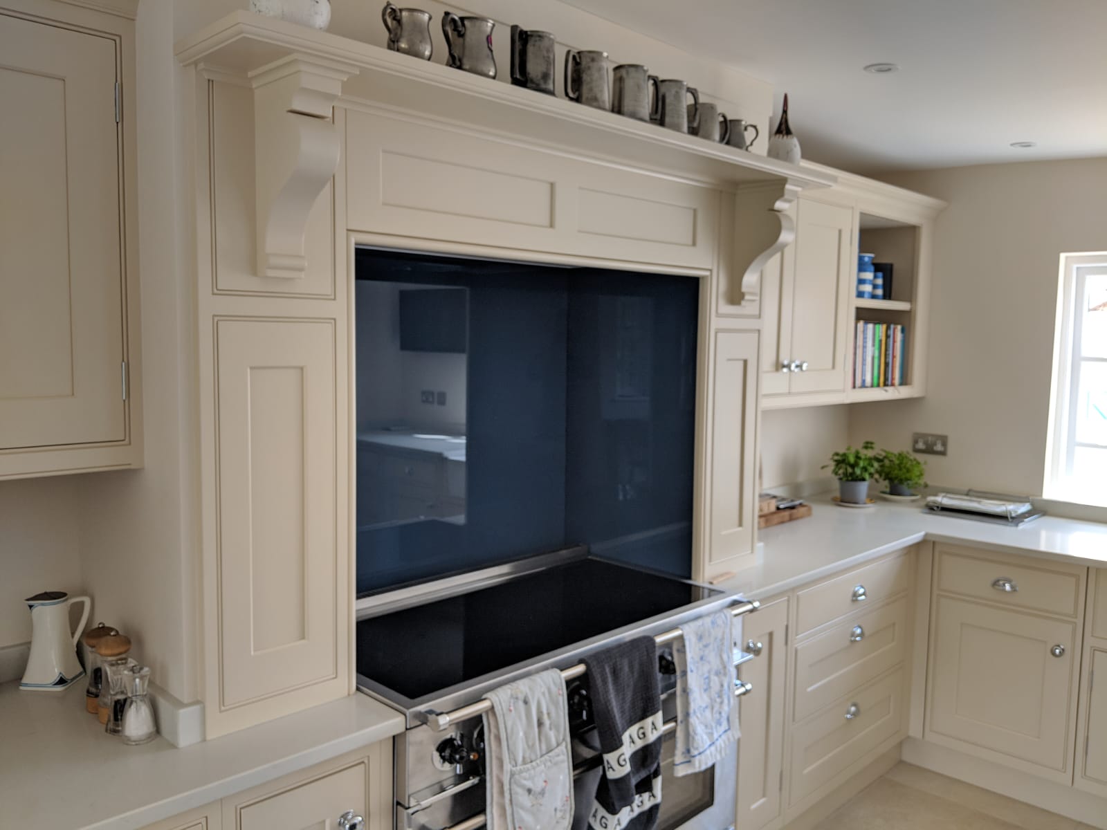 Modern White Kitchen at Knights Country Kitchens