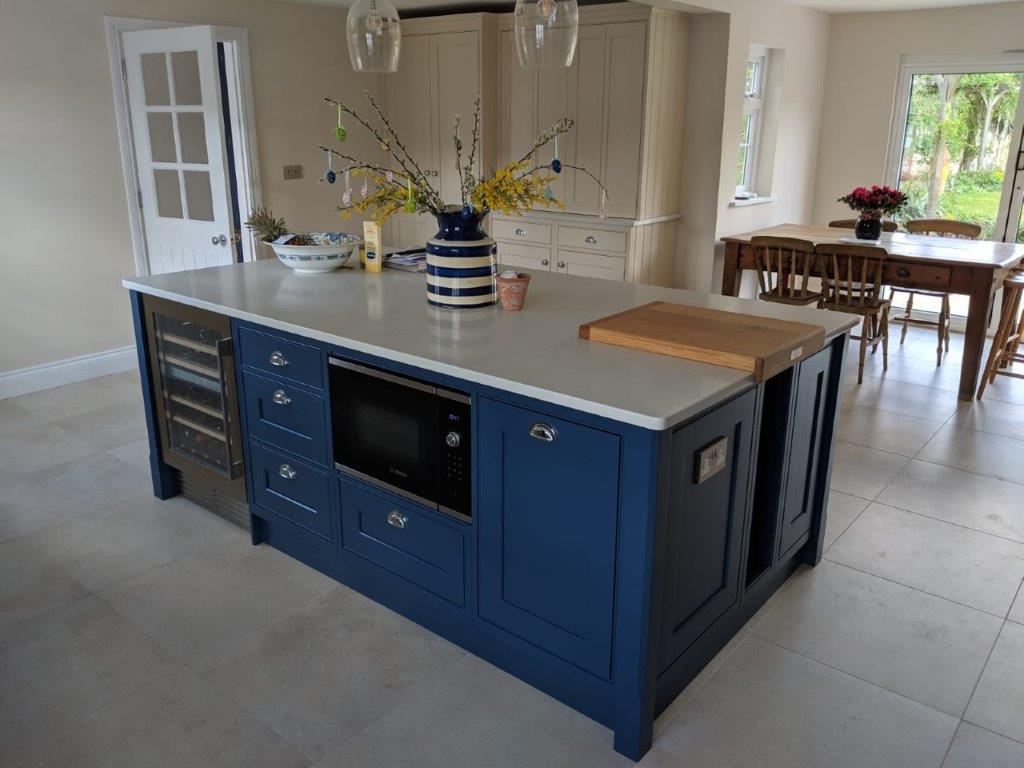 Colour Trends 2021 - Clean & Timeless Blues - Blue Kitchens are on trend for 2021. Bring your kitchen alive with a bespoke kitchen. Suffolk