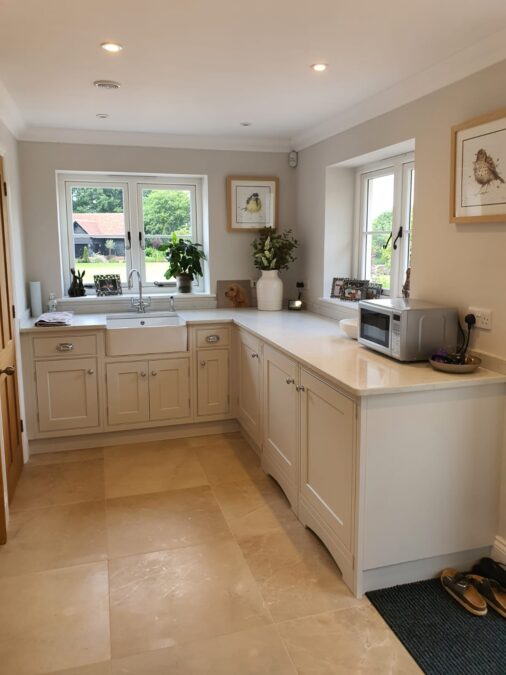 Take a look - Essential Family Boot Room, seamlessly integrated with the kitchen. Tall bowed storage ads wow. Contact us for more ideas.