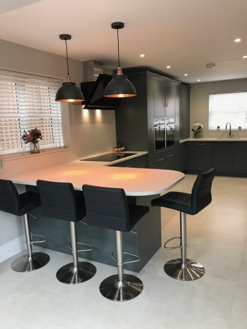Seating Areas within Kitchens. Take a look at our amazing bespoke seating areas within our kitchen designs.