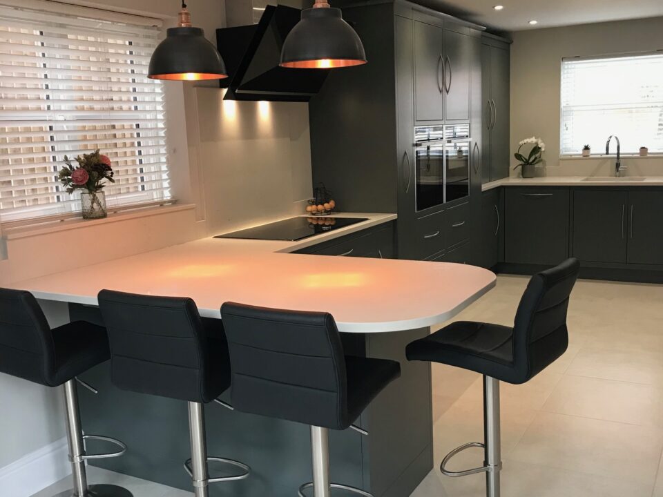 Seating Areas within Kitchens. Take a look at our amazing bespoke seating areas within our kitchen designs.