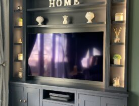 Handmade Media Cabinets : Personalised Perfection Suffolk. Give us a call on 01787 277 914 to discuss your requirements.