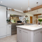 Modern Farmhouse Kitchen. A stunning Shaker Style painted kitchen. Take a look at the whole project. Suffolk, Essex. Hertfordshire