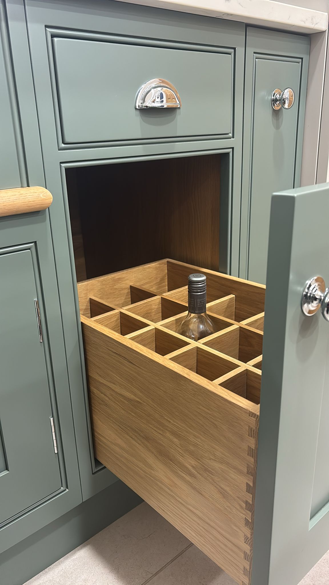 Wine Storage Tips for a Cosy Kitchen this Christmas. Handmade kitchens, the heart of the heart of the home.