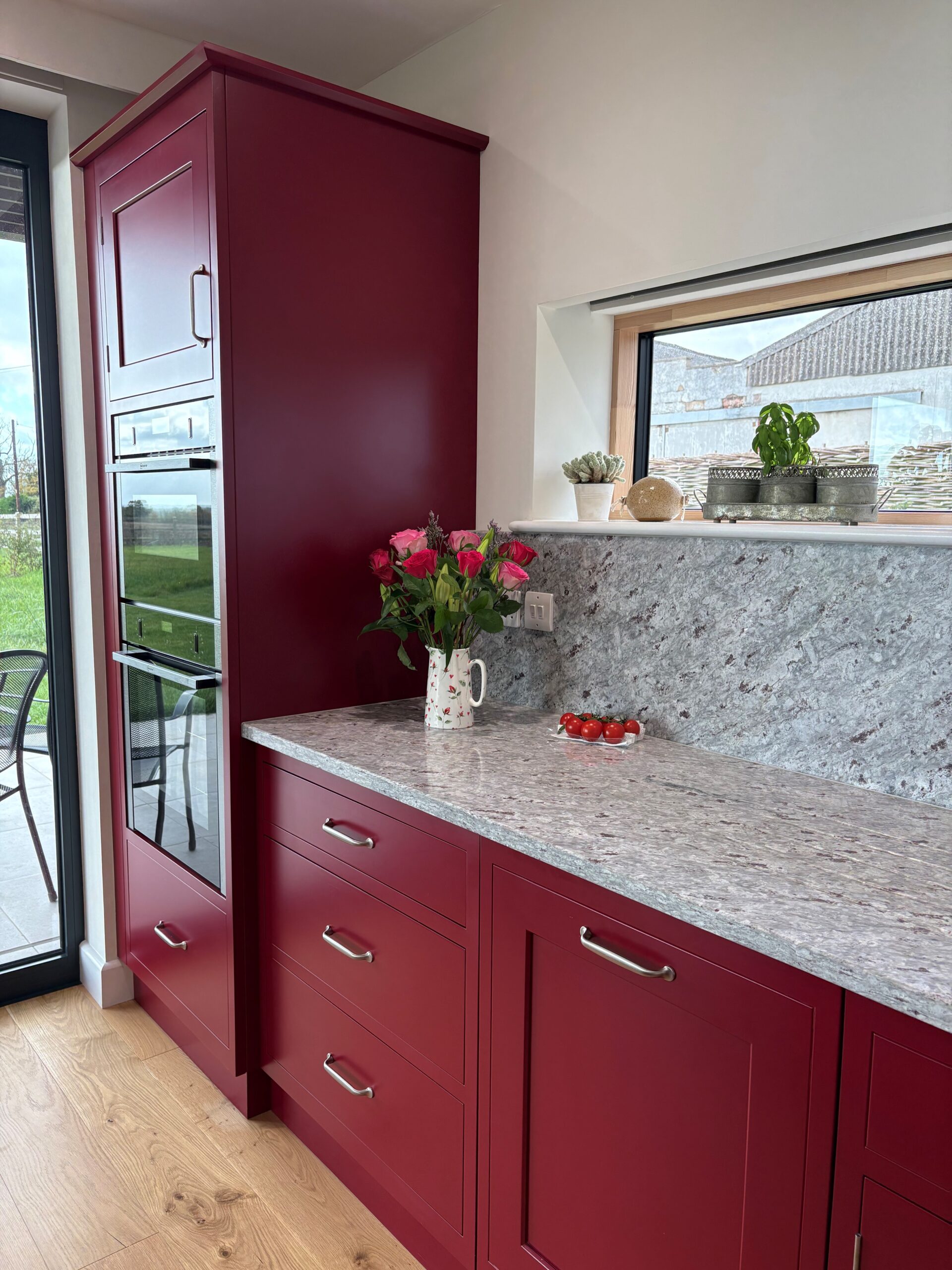 Valentine’s Inspiration for a Custom Red Kitchen. a standout choice for those who want their kitchen to exude character and warmth. Handmade Kitchens