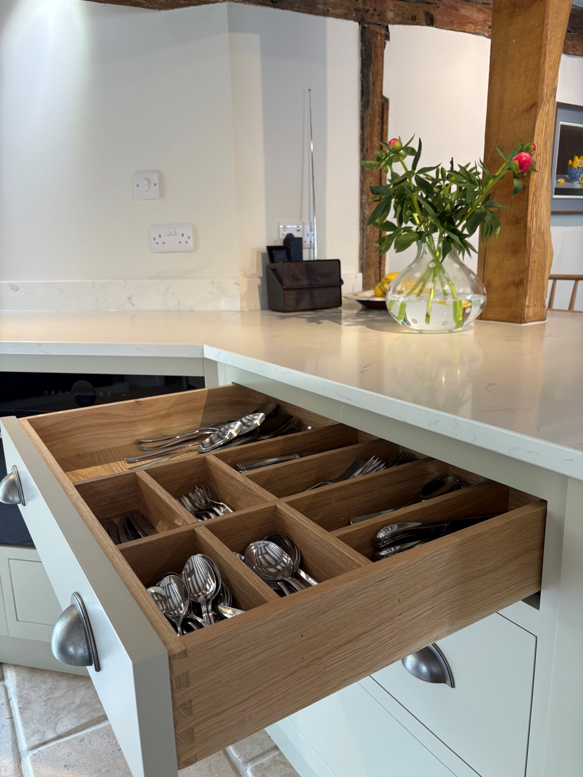 Quirky Cottage Kitchen - uniquely designed, bespoke handmade kitchen in Suffolk. enquiries@knightscountrykitchens.co.uk