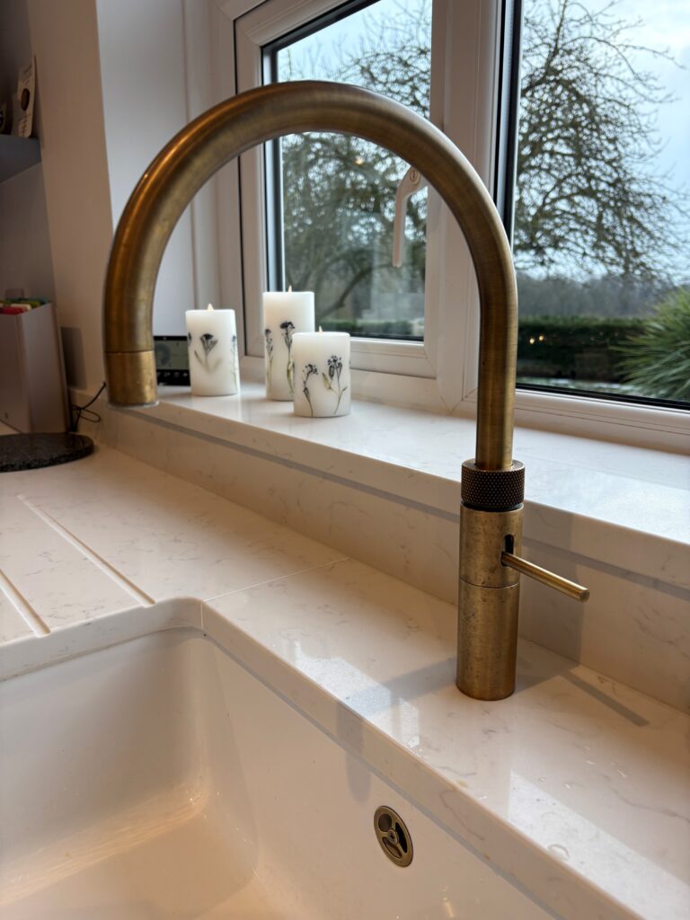 Quooker Fusion in Patinated Brass