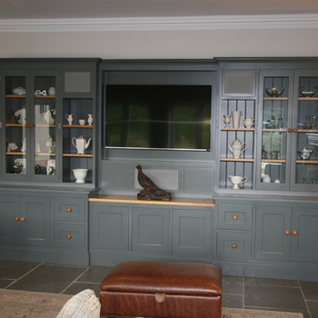 Beautiful Display Cabinets from Knights Country Kitchens