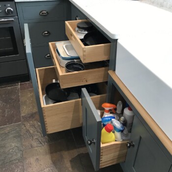 Storage Solutions for your New Kitchen. Find out what you need to think about to ensure your kitchen storage meets your needs and lifestyle.