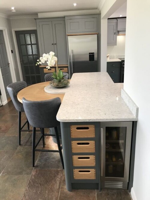 Take a look at our Two Shades of Grey Contemporary Kitchen offering excellent bespoke design, manufacture & fitting. Bespoke Kitchens Suffolk