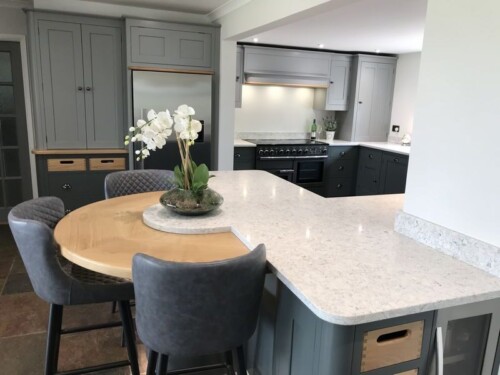 Take a look at our Two Shades of Grey Contemporary Kitchen offering excellent bespoke design, manufacture & fitting. Bespoke Kitchens Suffolk