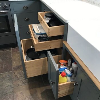 Take a look at our Two Shades of Grey Contemporary Kitchen offering excellent bespoke design, manufacture & fitting. Bespoke Kitchens Suffolk