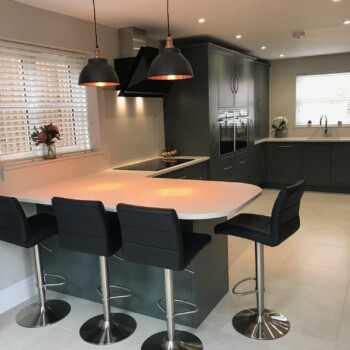 Simple & Sleek Contemporary Kitchen 2021 offering a modern, sleek and bespoke design, manufacture & fitting. Bespoke Kitchens Suffolk