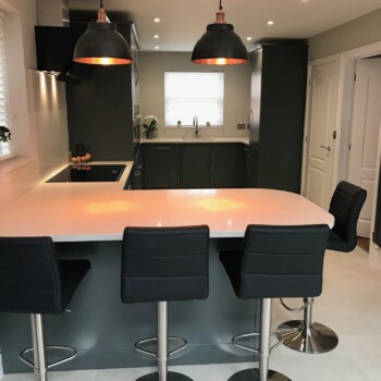 Simple & Sleek Contemporary Kitchen 2021 offering a modern, sleek and bespoke design, manufacture & fitting. Bespoke Kitchens Suffolk